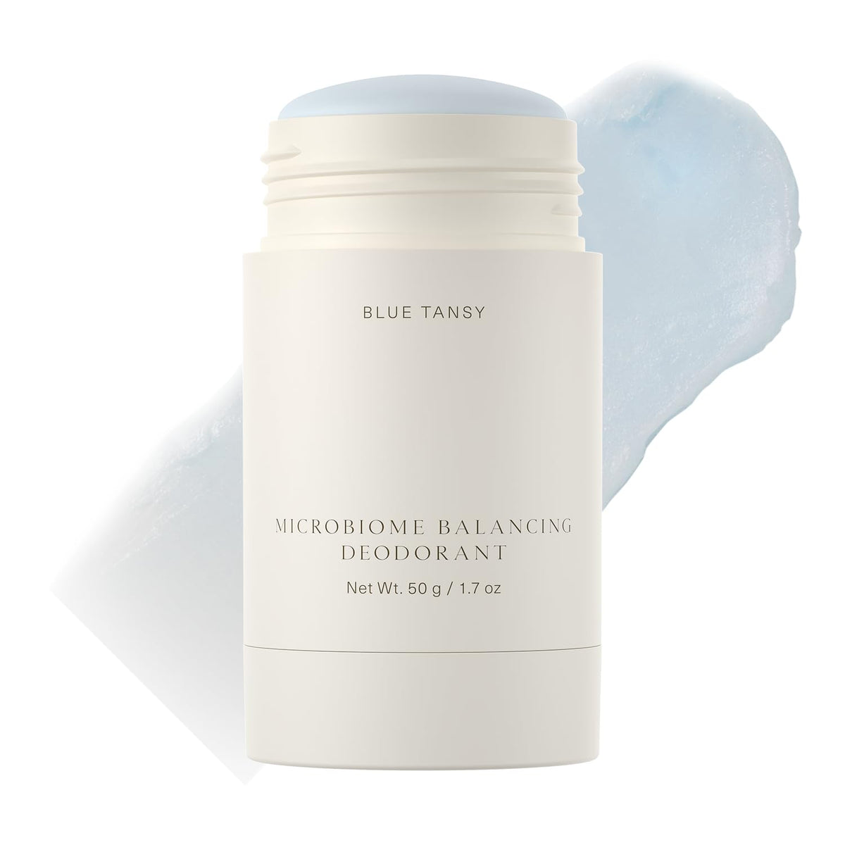 Oak Essentials Microbiome Balancing Deodorant, Aluminum-Free, Baking Soda-Free Deodorant for Women, All-Day Odor Protection, Gentle for Sensitive Skin with Blue Tansy, 1.7 Oz