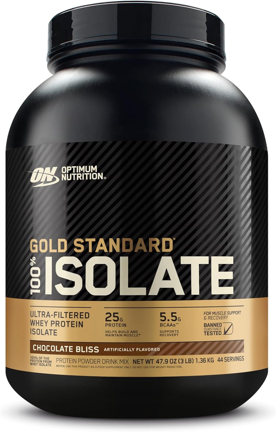 Optimum Nutrition Gold Standard Isolate Protein Powder Chocolate Bliss 3 LB