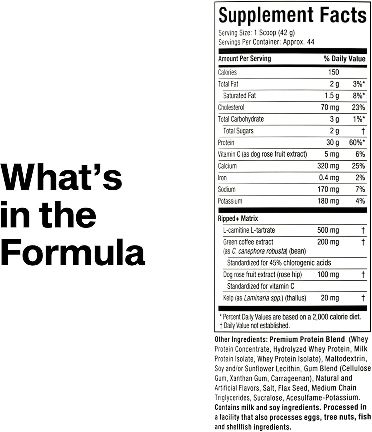 MuscleTech Whey Protein Powder (Vanilla Cream, 4LB) - 30g Protein