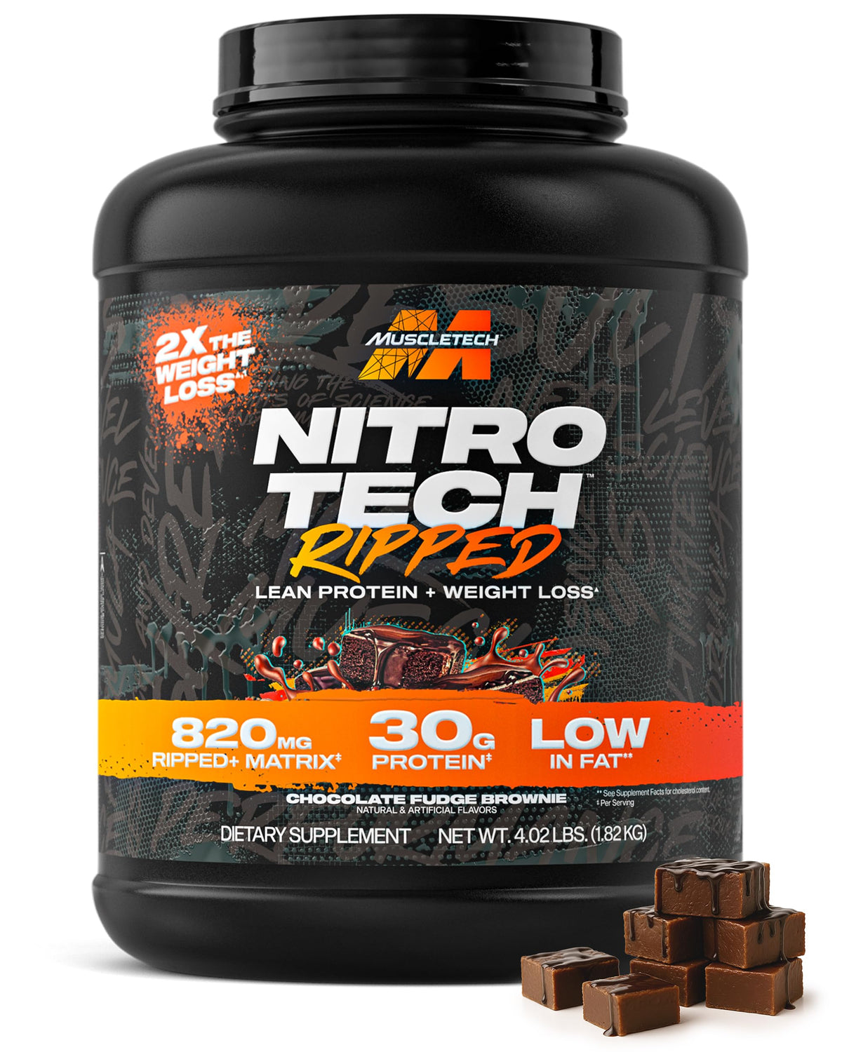 MuscleTech Whey Protein Powder (Vanilla Cream, 4LB) - 30g Protein